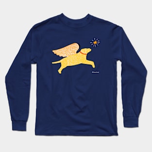 Stephen Huneck Angel Dog Long Sleeve T-Shirt